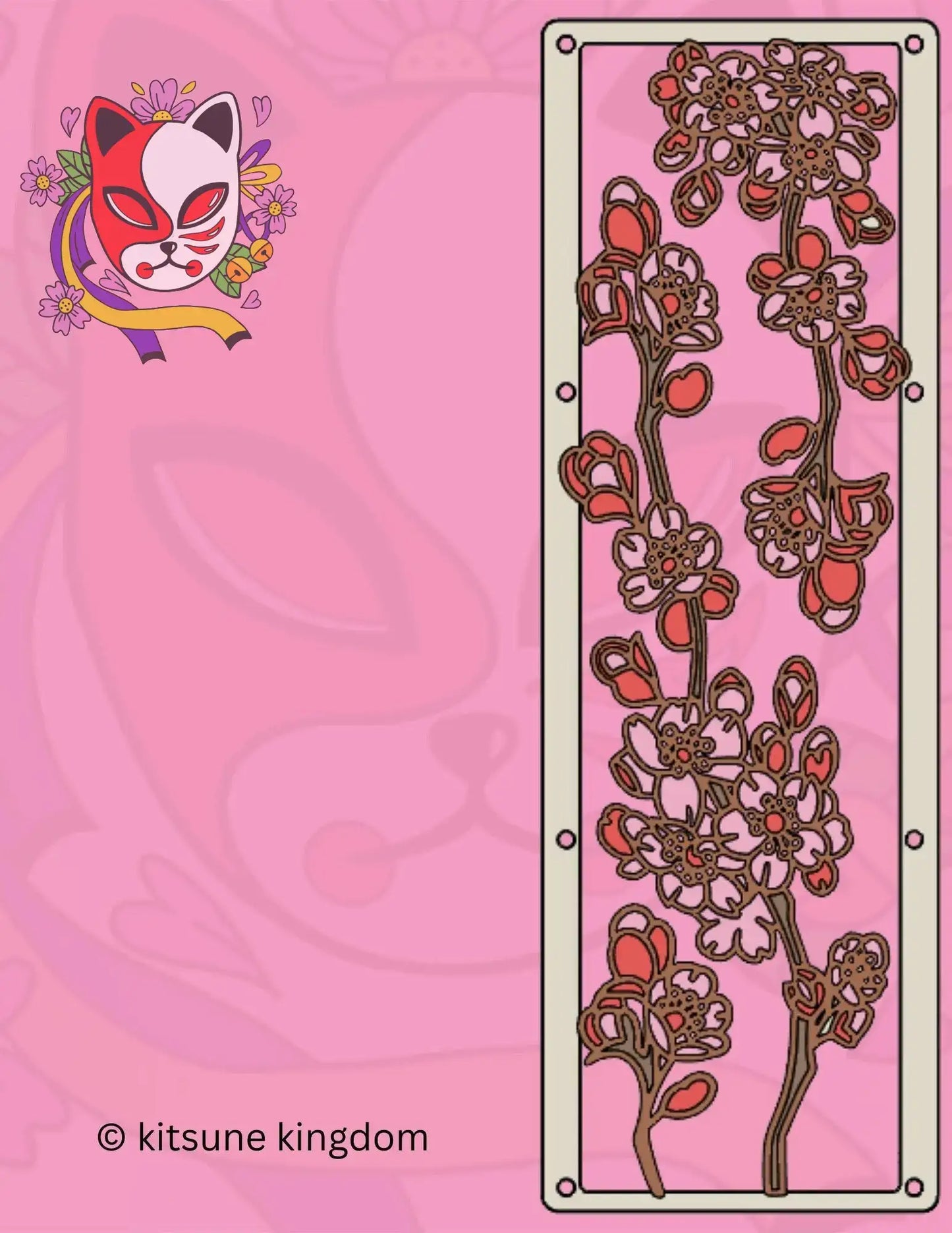 Cherry Blossom PC Fan Covers - Serene Sakura Branch Collection - Kitsune Kingdom