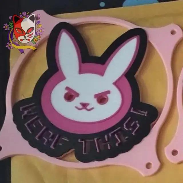 D.VA Inspired Fan Shrouds/Covers for PC Builds - Custom Gaming Accessories for Over watch Fans
