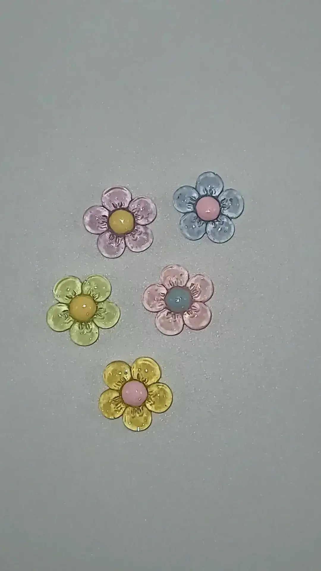 Glossy Flower Magnets - Kitsune Kingdom
