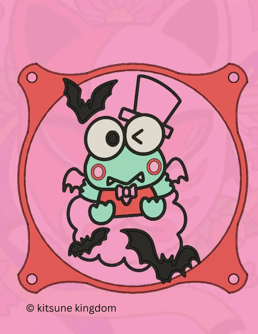 Halloween PC Fan Cover Collection - Spooky & Cute Characters - Kitsune Kingdom