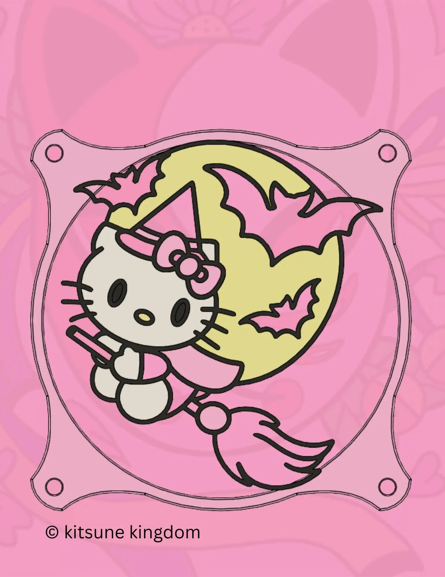 Halloween PC Fan Cover Collection - Spooky & Cute Characters