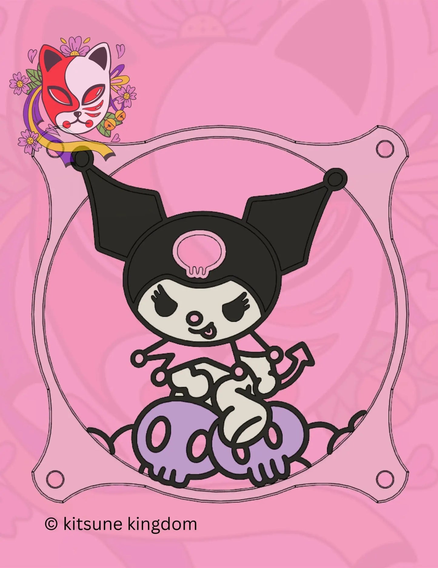 Halloween PC Fan Cover Collection - Spooky & Cute Characters