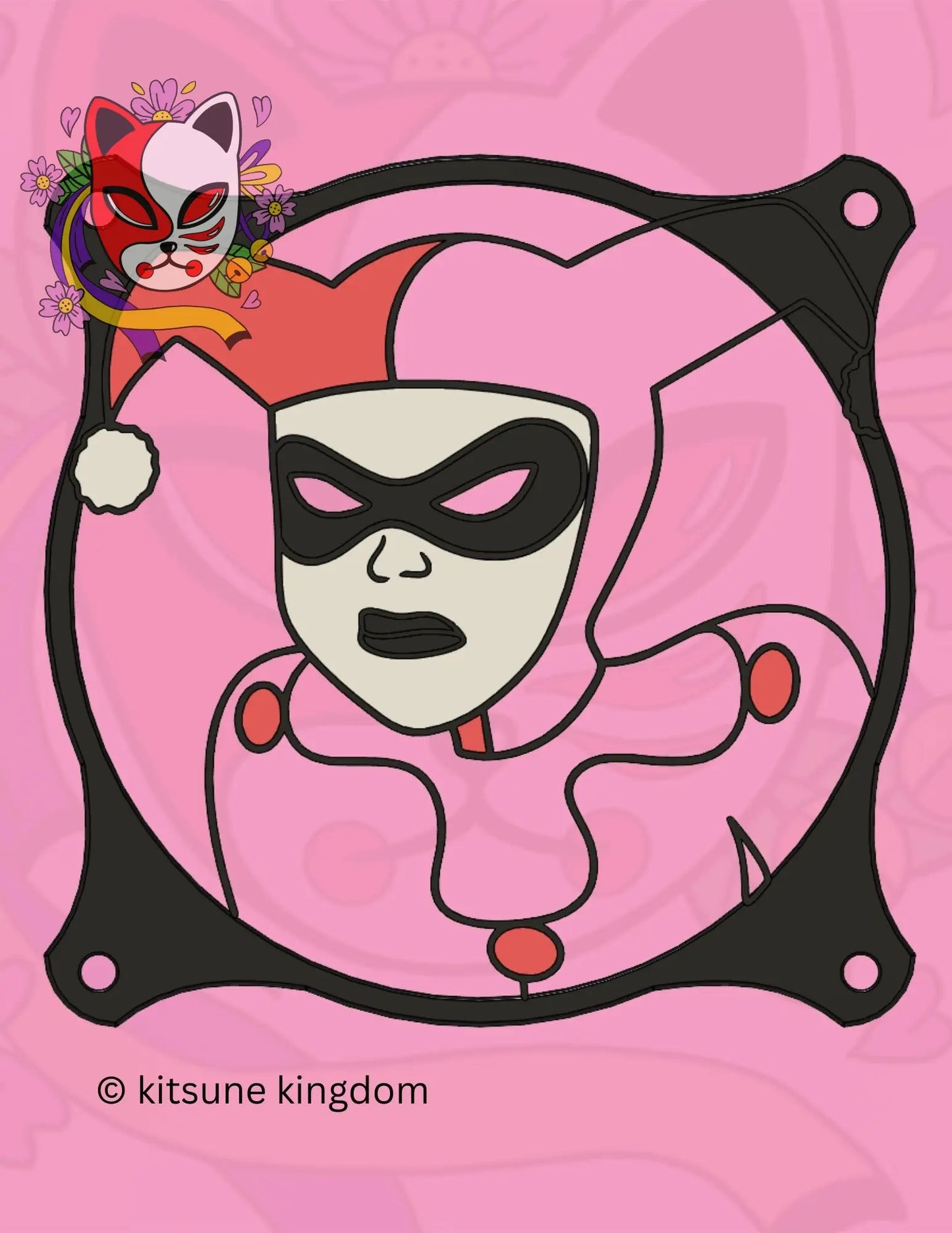 Joker | Harley Quinn pc fan covers