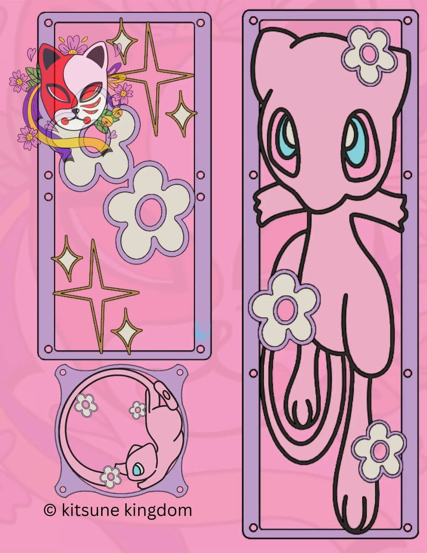 Mew Floral Collection--KitsuneKingdom