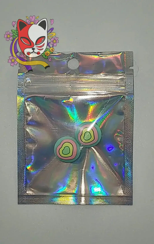 Rainbow Heart Thumb Grips - Kitsune Kingdom