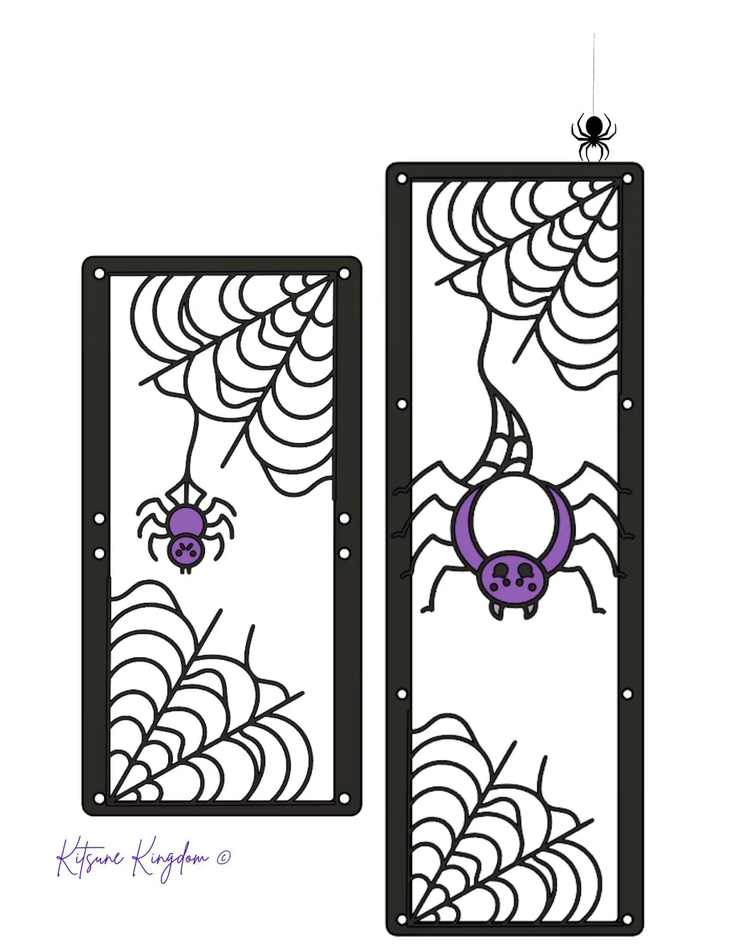 Itsy Bitsy Spider Collection - Spider Web Inspired PC Fan Shroud Set | Custom 120mm, 140mm Fan Shroud | Unique Gaming PC Modding Accessory