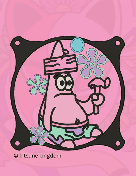 SpongeBob Fan Cover Collection - Set of 4 Colorful Undersea PC Fan Covers - Kitsune Kingdom