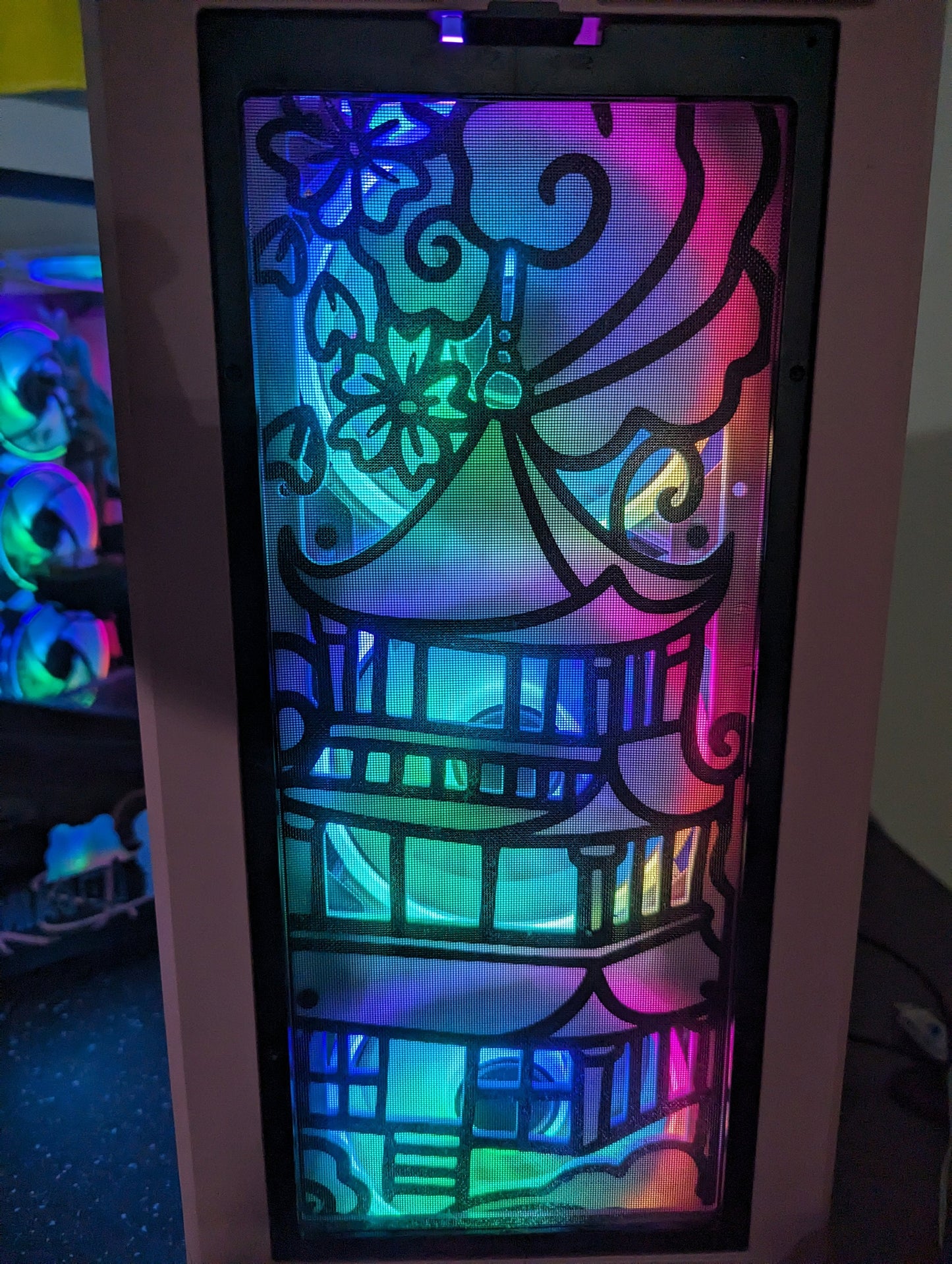 Step up your PC aesthetics with a custom 3D-printed Tokyo teme Fan Cover.