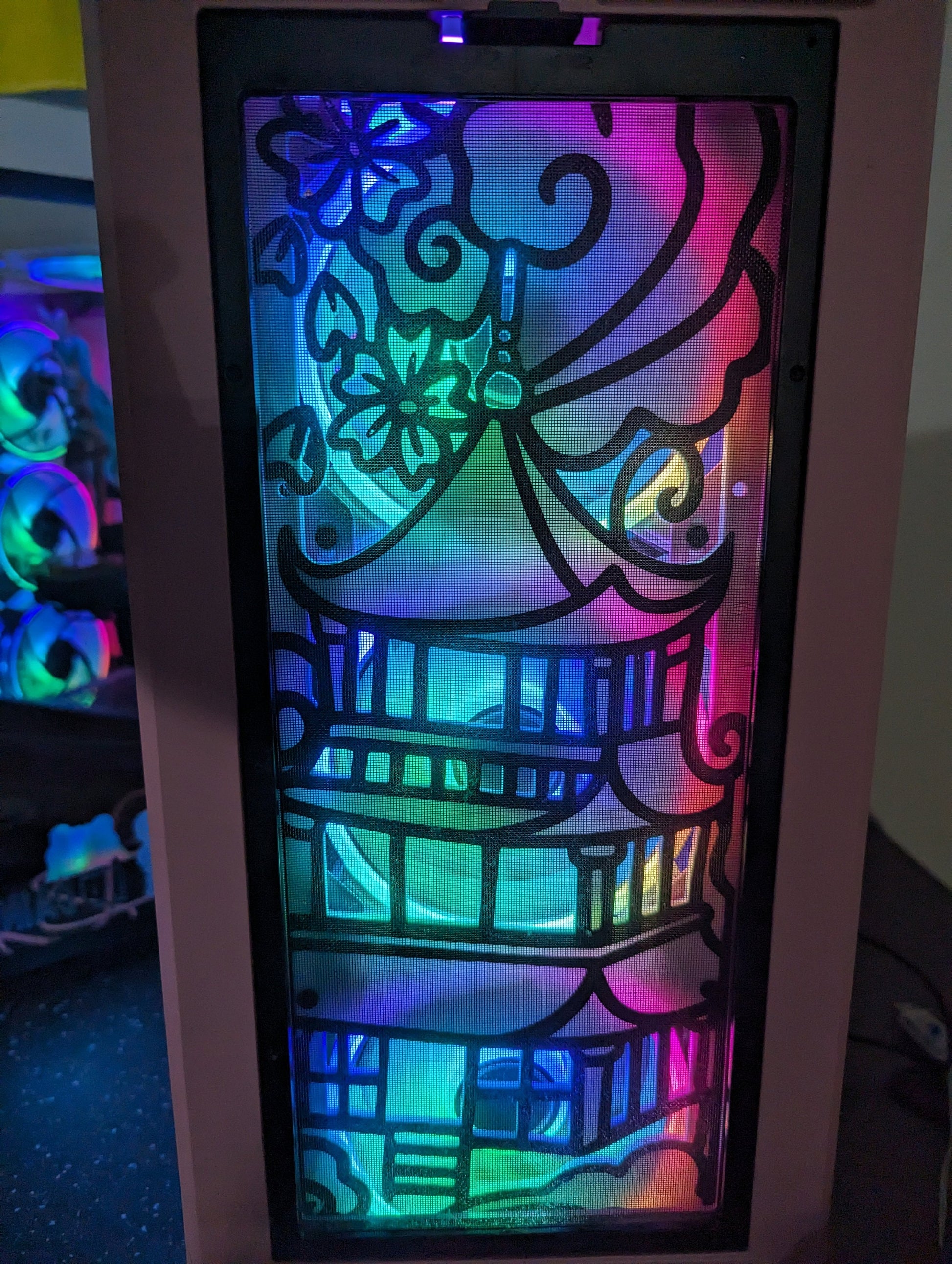 Step up your PC aesthetics with a custom 3D-printed Tokyo teme Fan Cover.