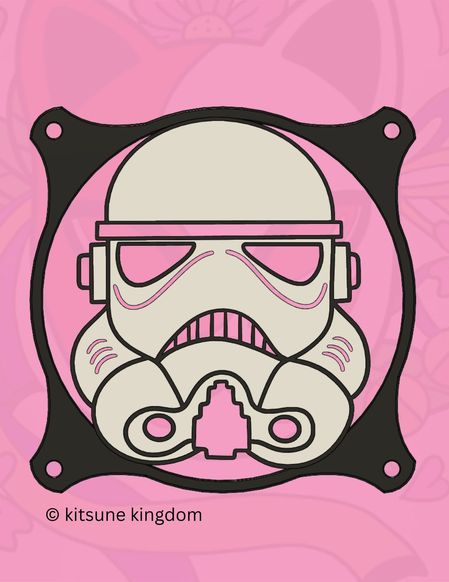 Star Wars PC Fan Cover: 120mm/140mm RGB Fan, Custom PLA