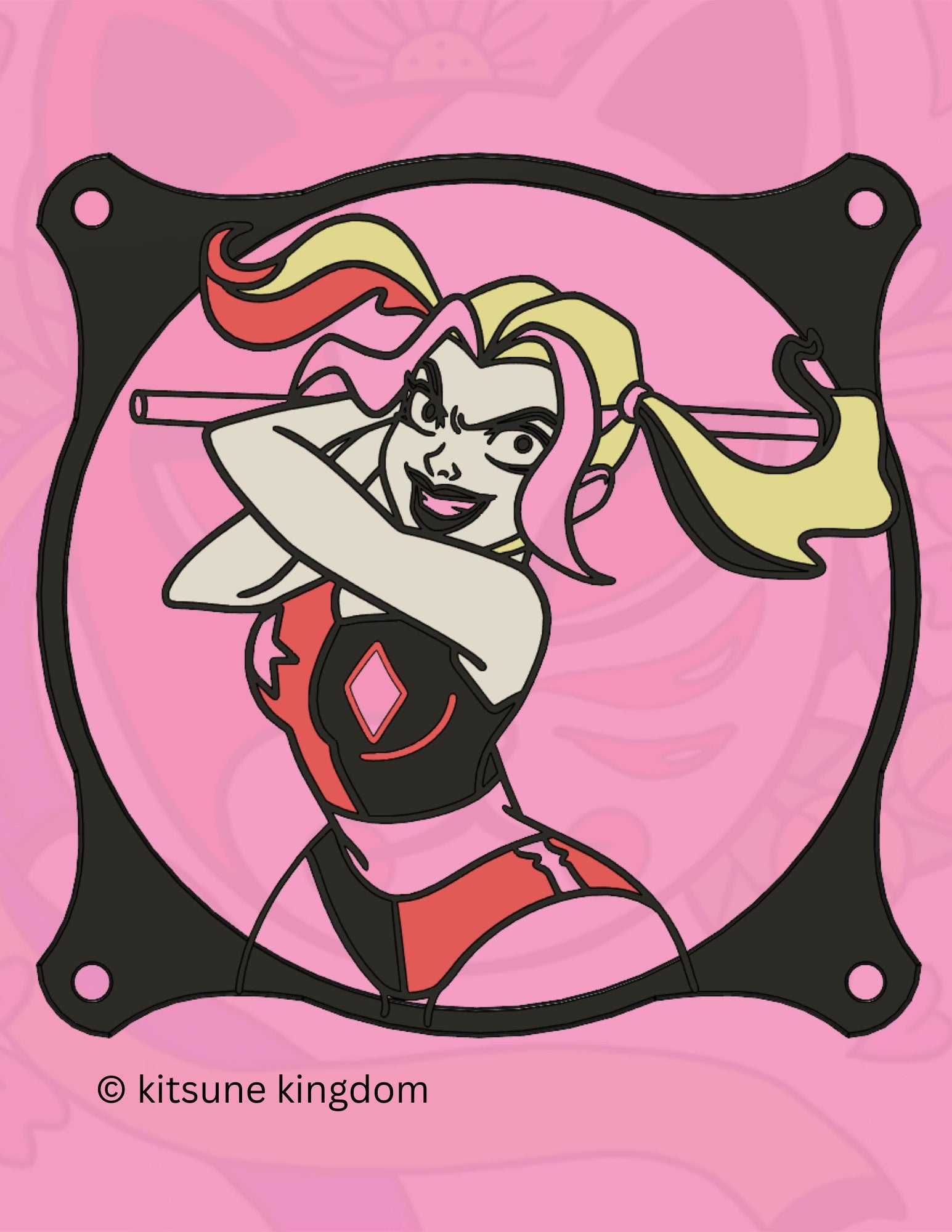 Joker | Harley Quinn pc fan covers