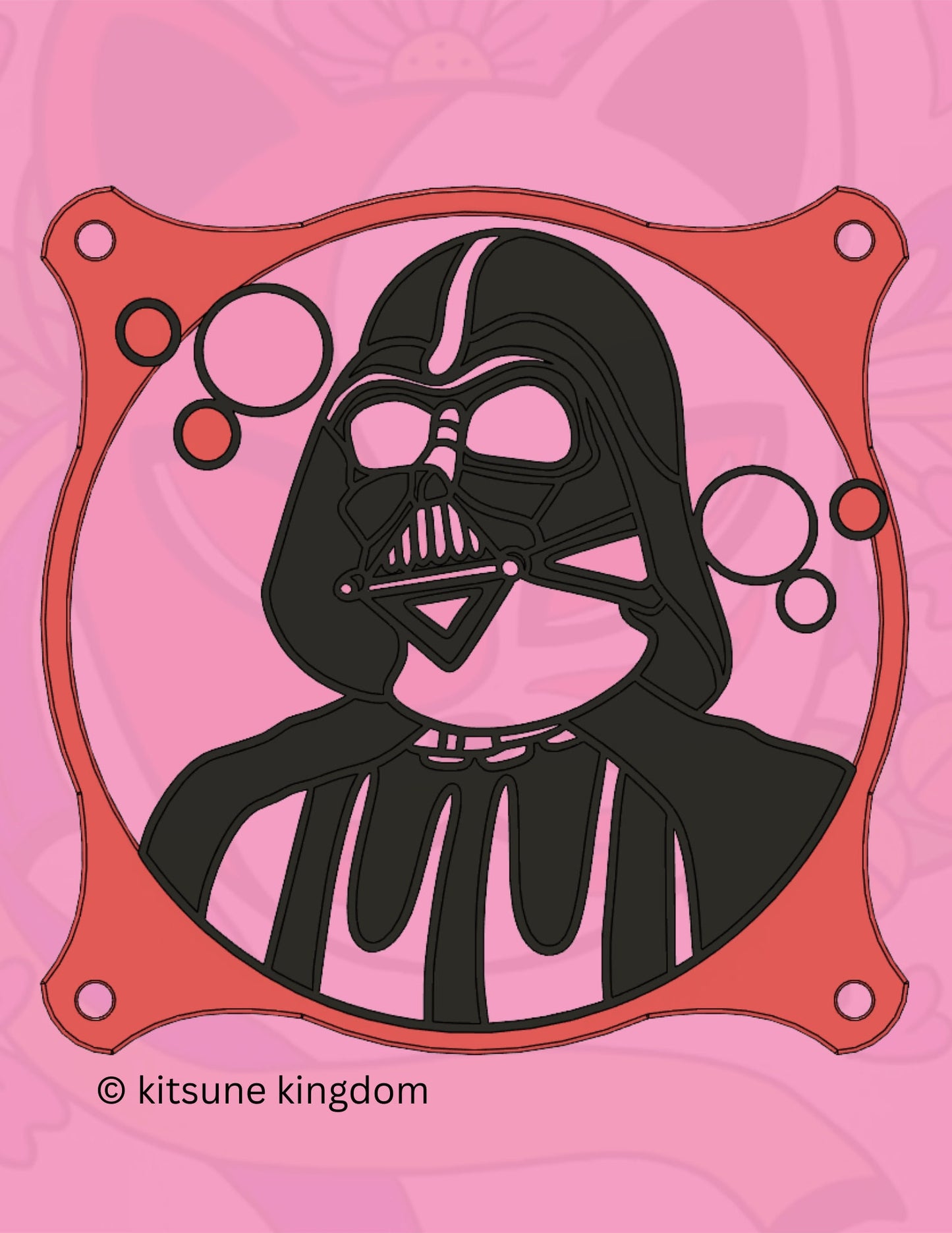 Star Wars PC Fan Cover: 120mm/140mm RGB Fan, Custom PLA