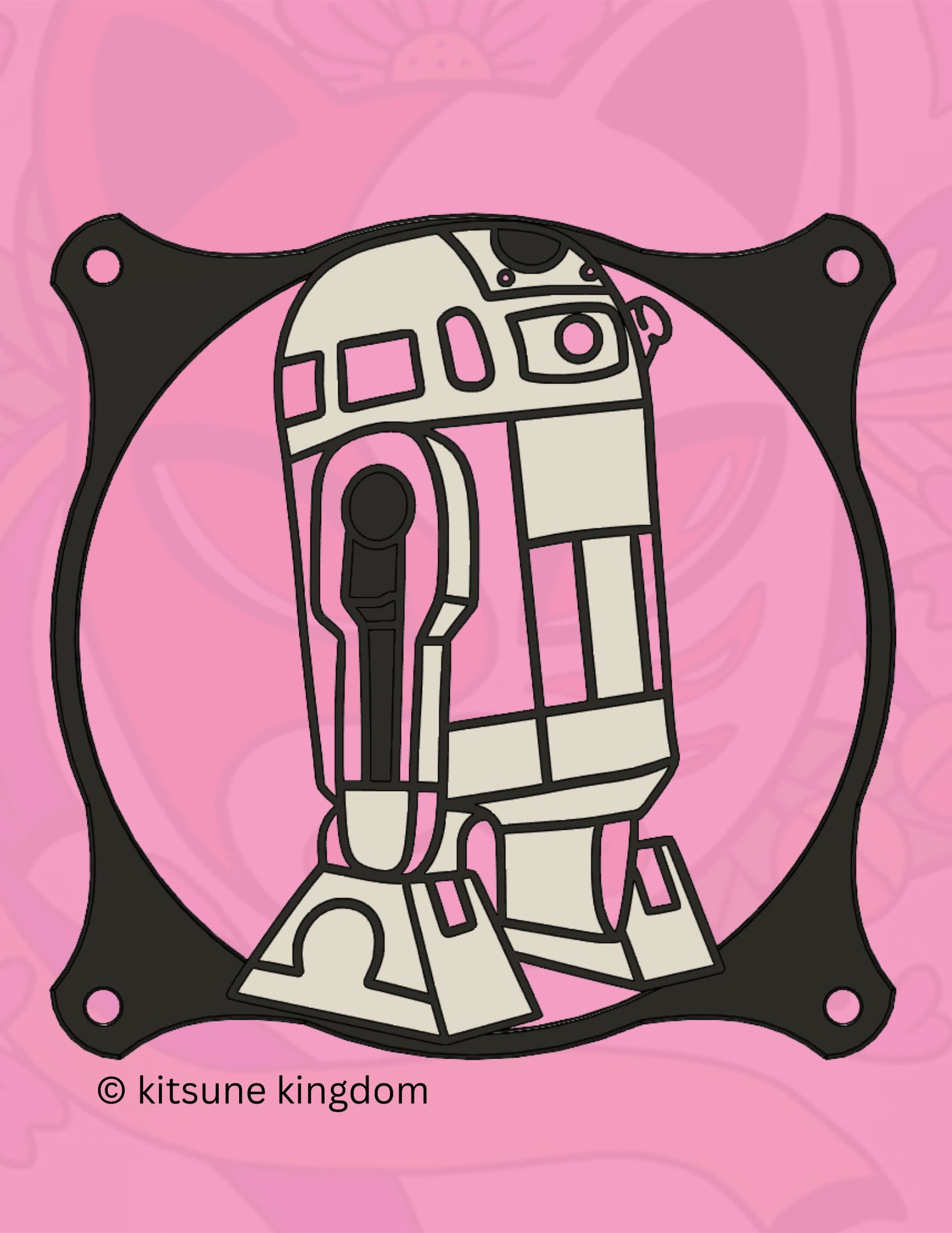 Star Wars PC Fan Cover: 120mm/140mm RGB Fan, Custom PLA