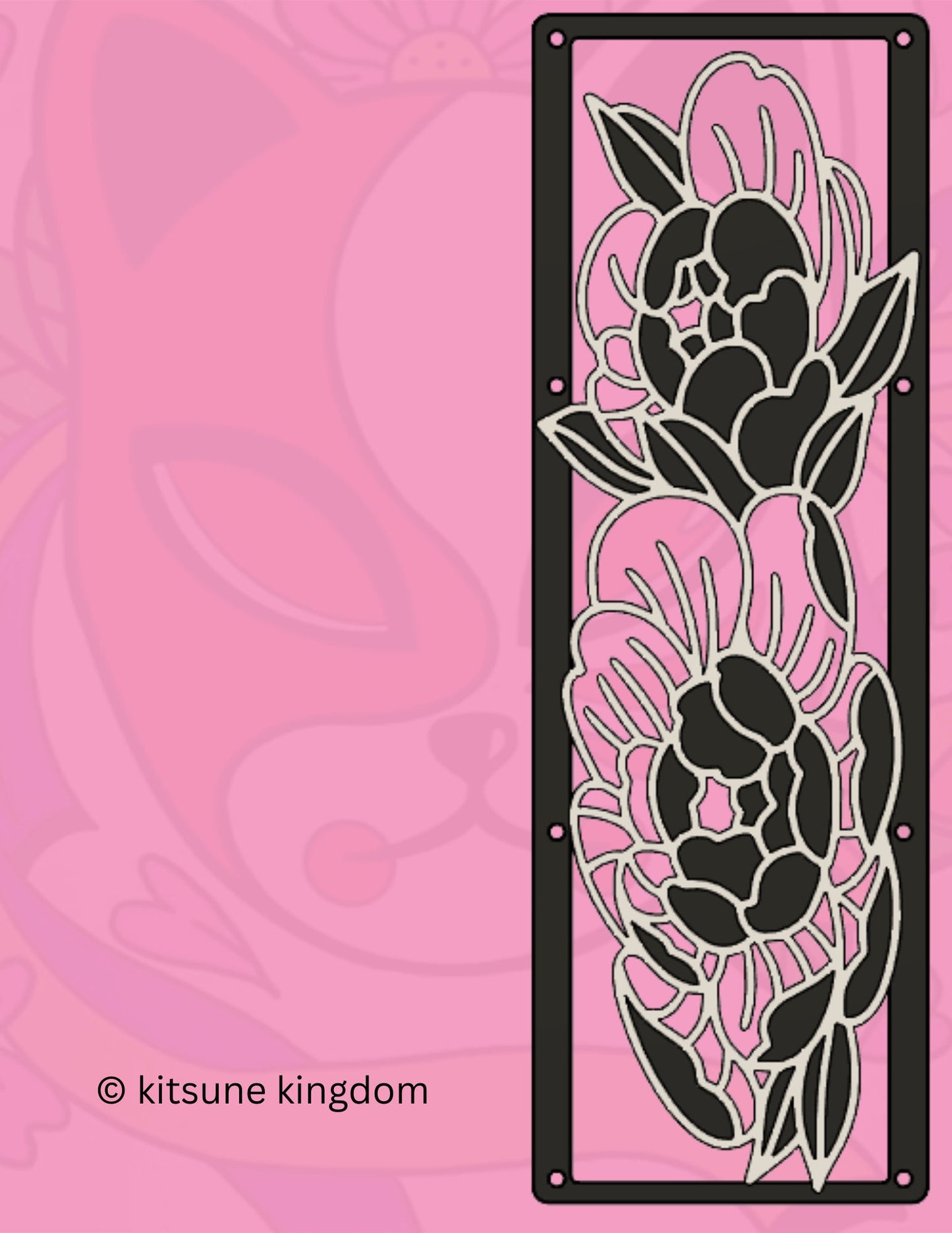 Peony Japanese Style Fan Cover: Elegant PC Decor