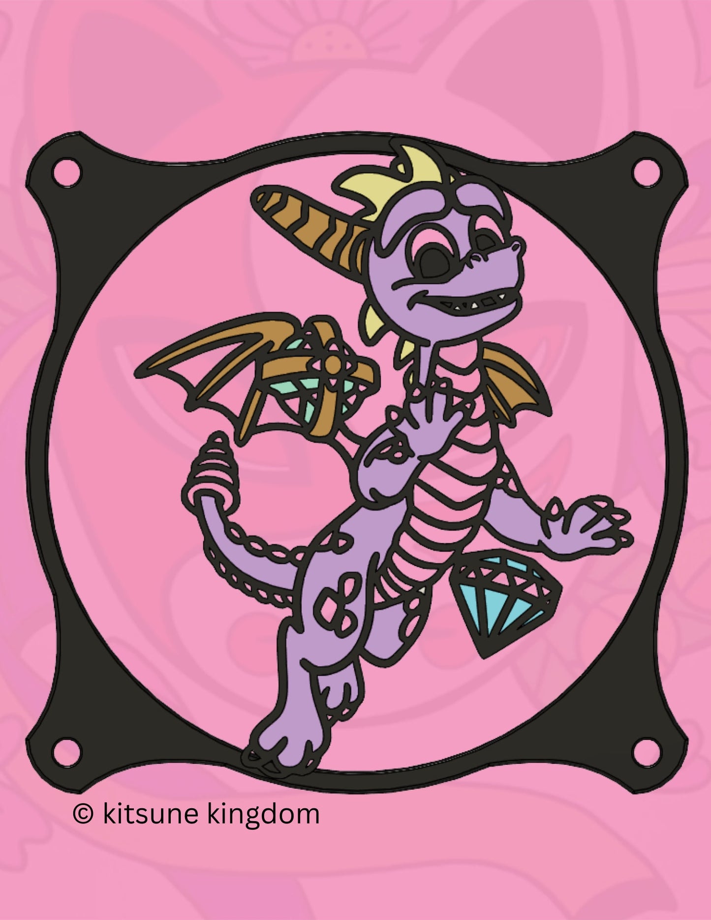 Spyro Fan Cover: PC Gaming, Dragon Art