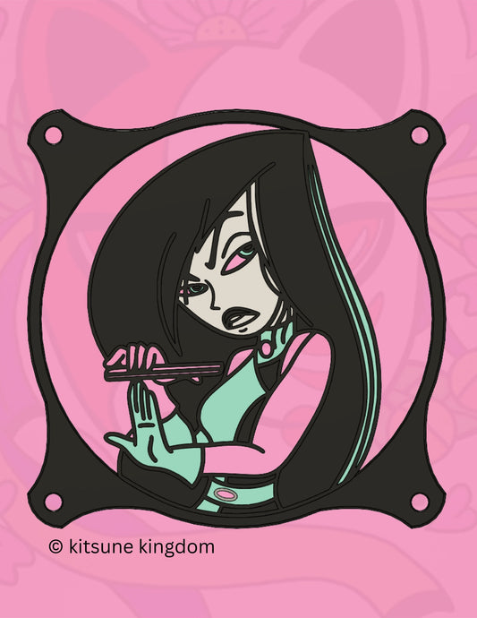 Shego Fan Cover: Kim Possible Villain PC Decor