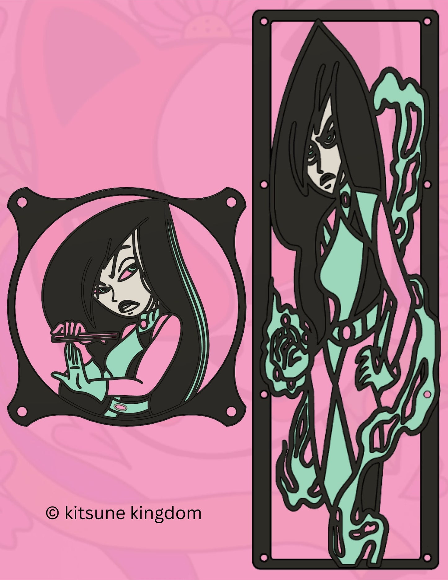 Shego Fan Cover: Kim Possible Villain PC Decor