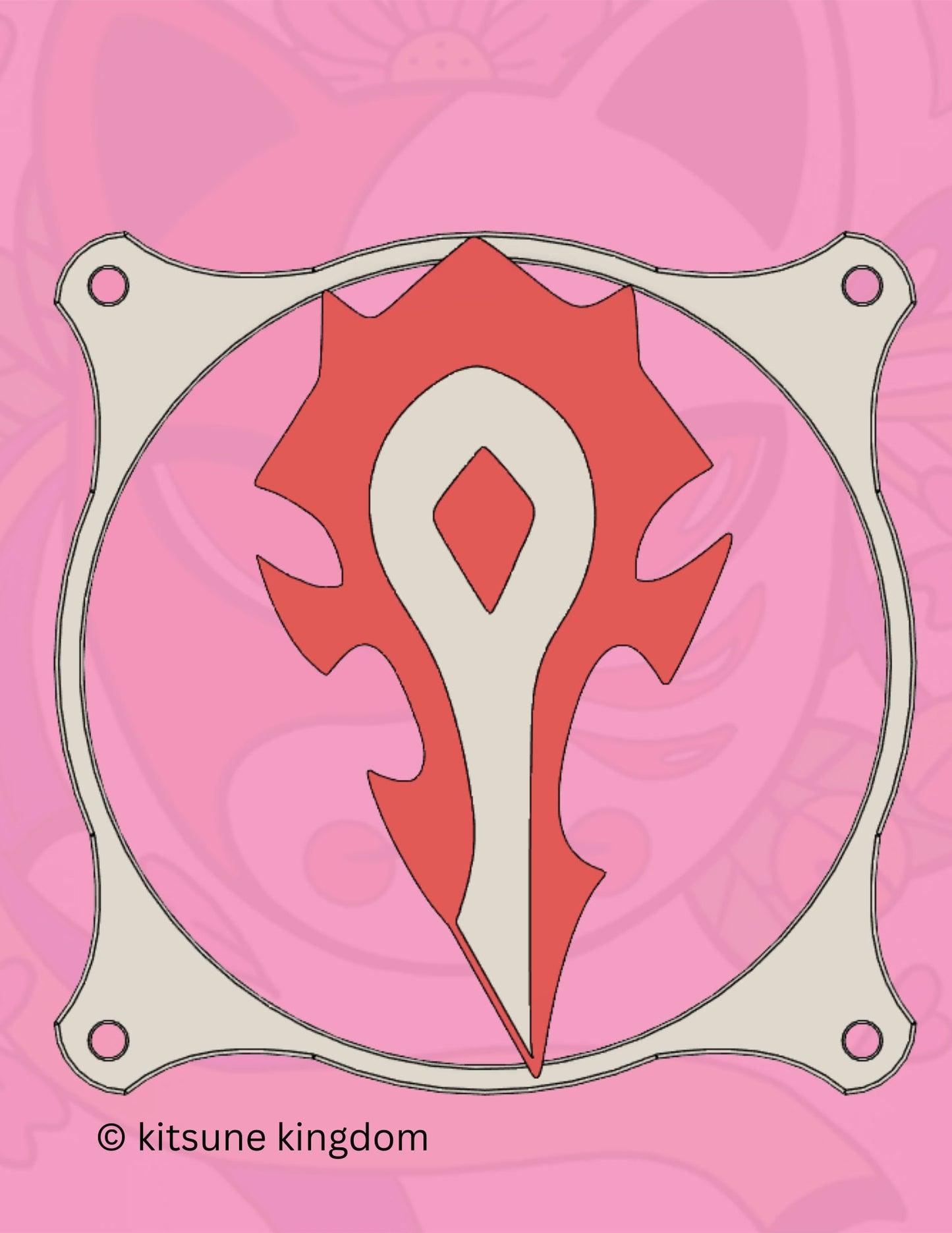 WoW Fan Cover: Custom PLA PC Cooling, Horde & Alliance