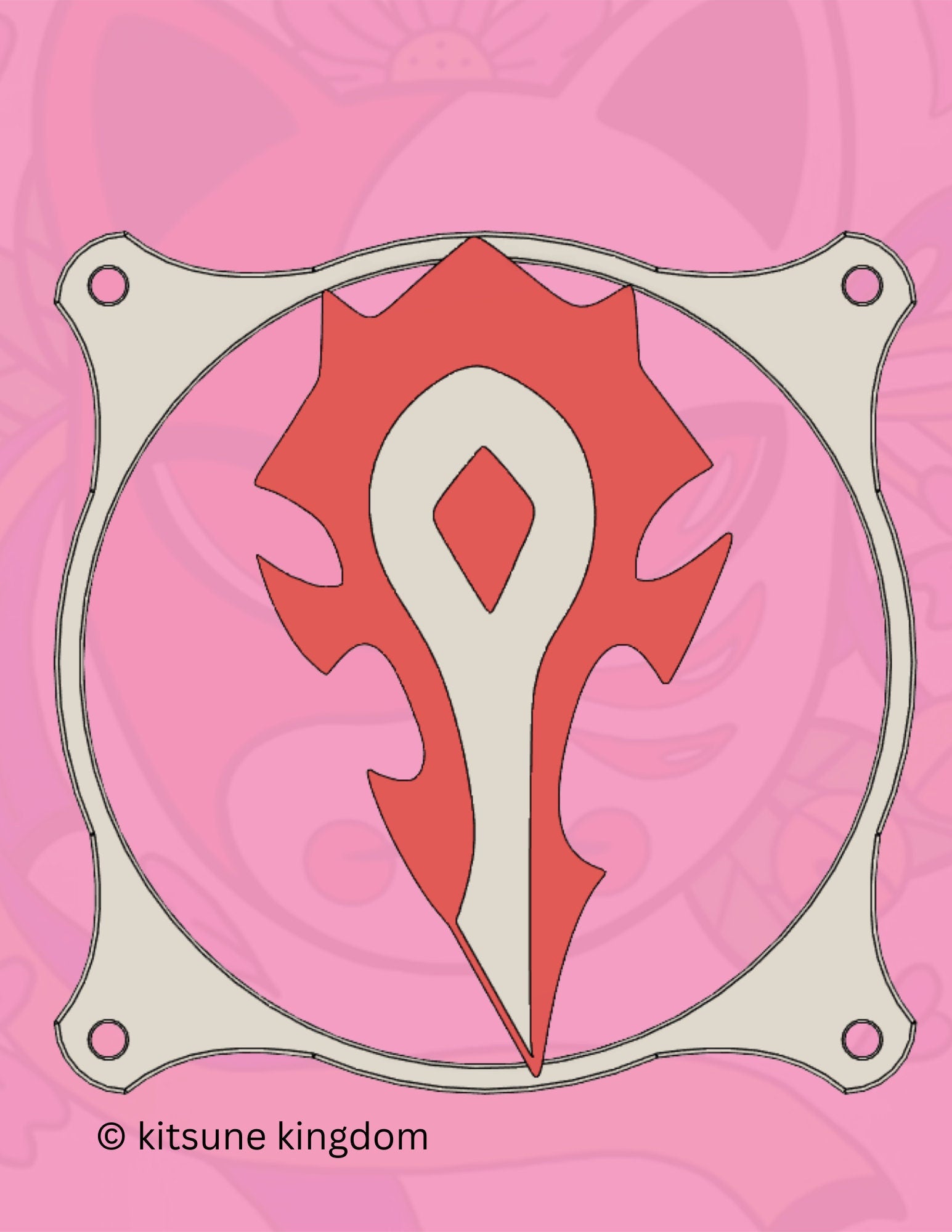 WoW Fan Cover: Custom PLA PC Cooling, Horde & Alliance