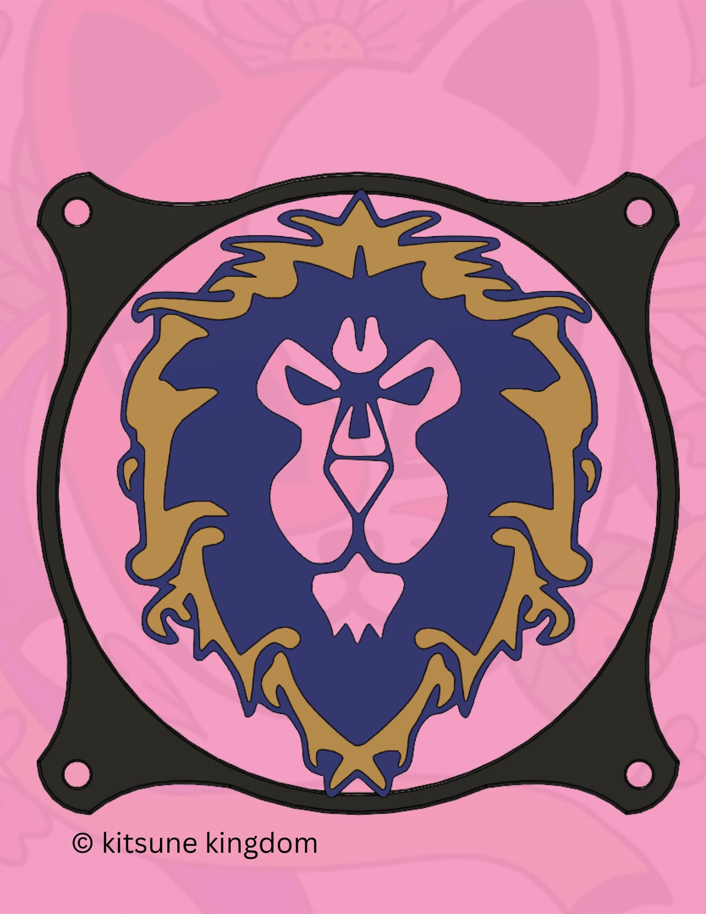 WoW Fan Cover: Custom PLA PC Cooling, Horde & Alliance