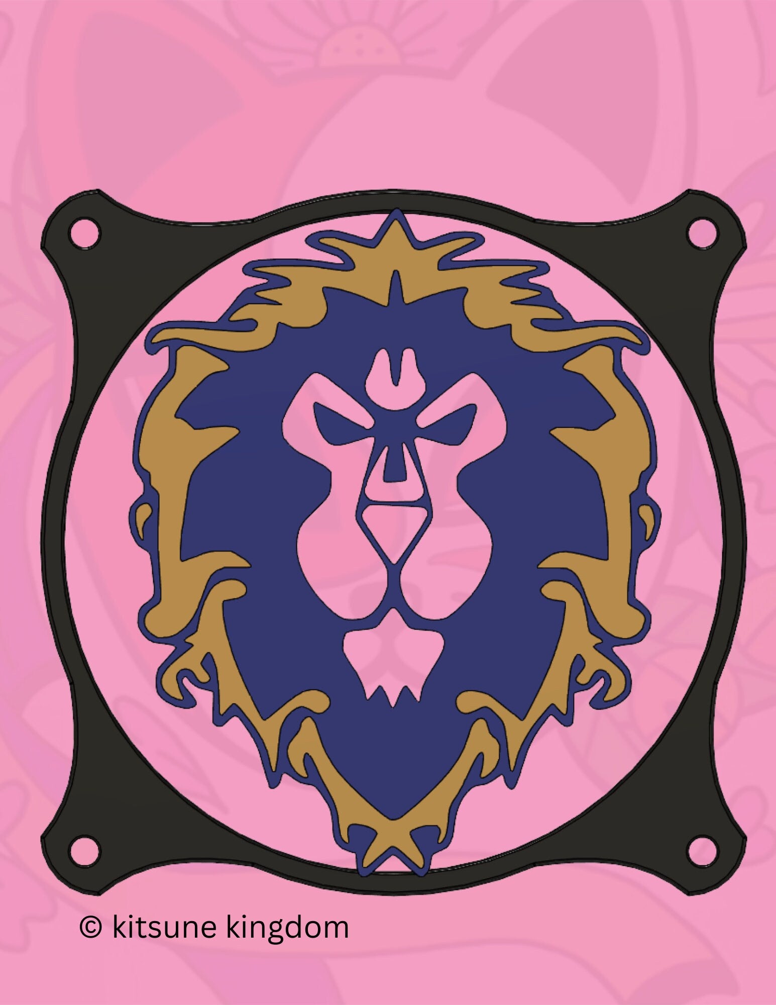 WoW Fan Cover: Custom PLA PC Cooling, Horde & Alliance