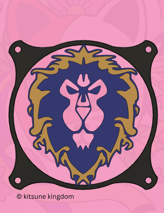 WoW Fan Cover: Custom PLA PC Cooling, Horde & Alliance