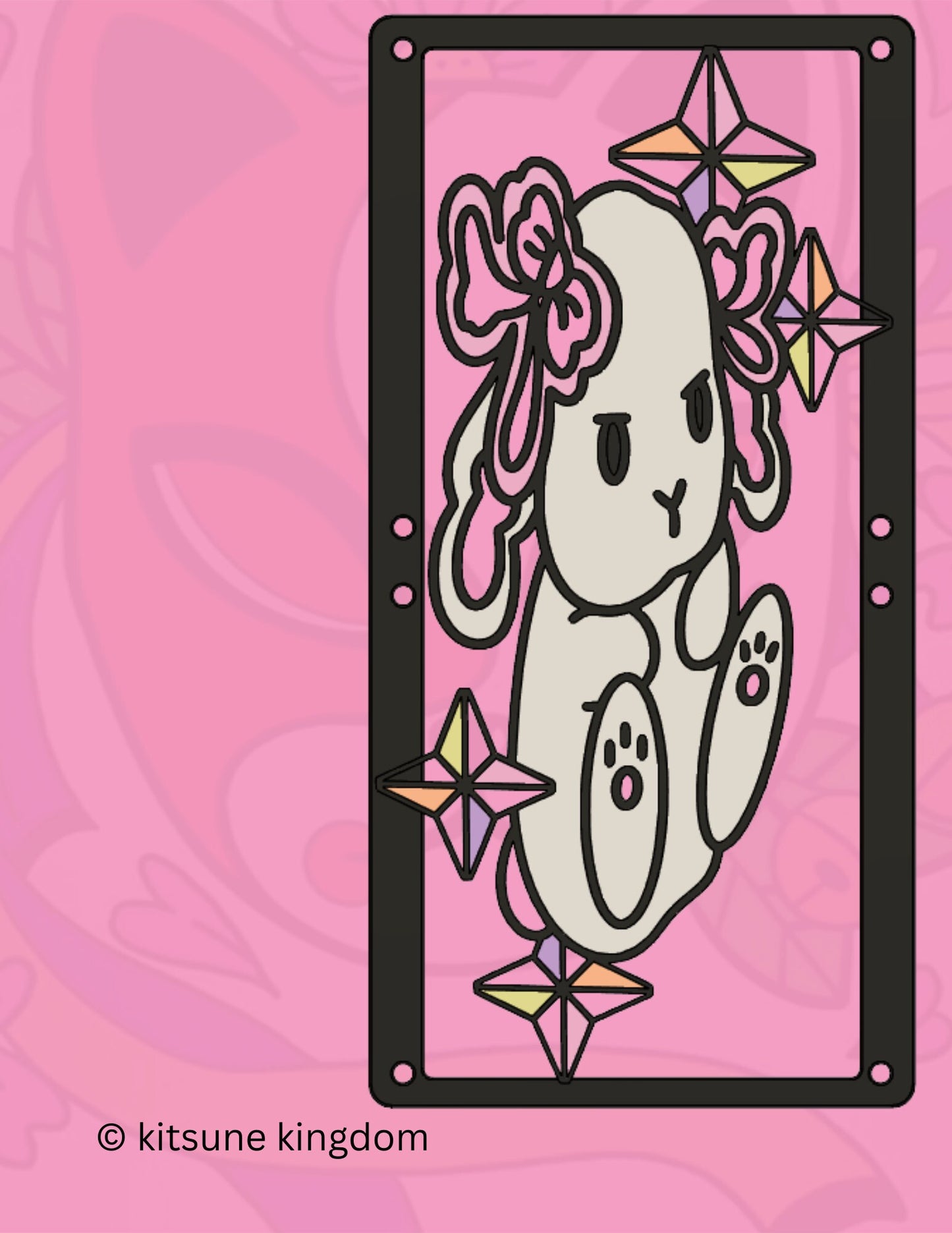 Kawaii Bunny Brat Anime Collection: PC Fan Shroud Cover Accessories for Waifu Enthusiasts