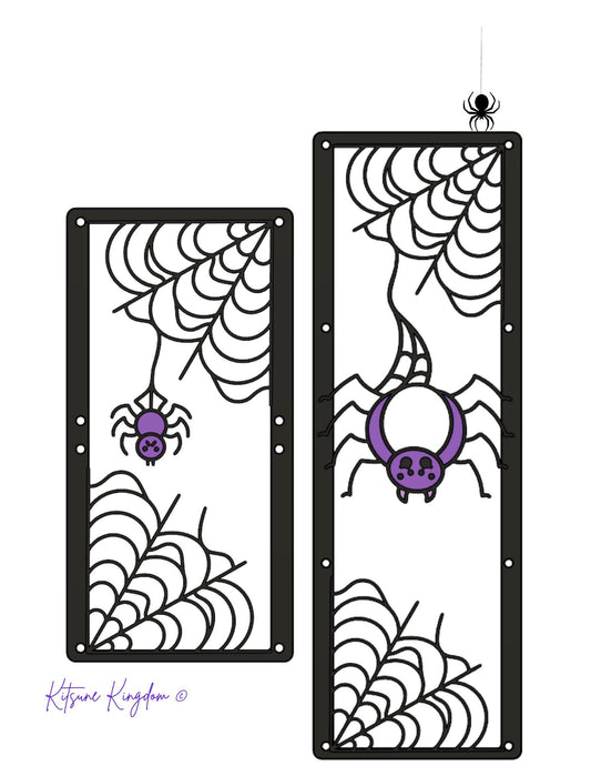 Spider Web PC Fan Shroud Set: Custom Gaming PC Modding Accessory
