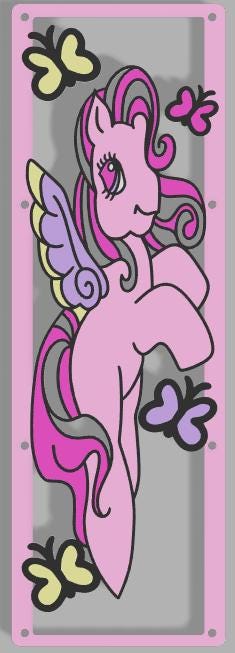 Rainbow Pony Set