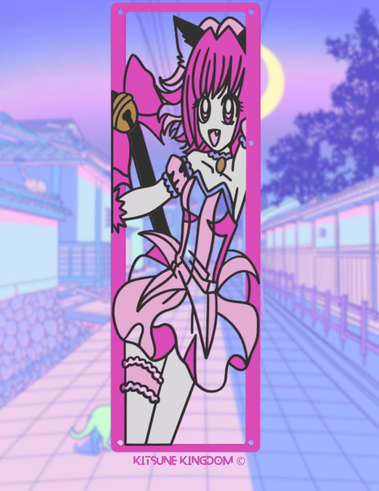 Zoey Tokyo Mew Mew Fan Shroud – Custom Anime PC Fan Cover | Kawaii Magical Girl Aesthetic