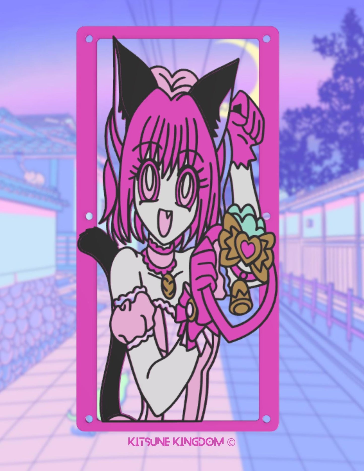 Zoey Tokyo Mew Mew Fan Shroud – Custom Anime PC Fan Cover | Kawaii Magical Girl Aesthetic