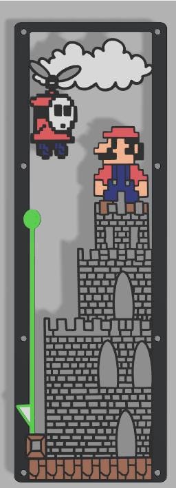 Retro 8-Bit Mario Inspired Fan Shroud Set – Fits 120/140mm, 360/420mm Horizontal & Vertical