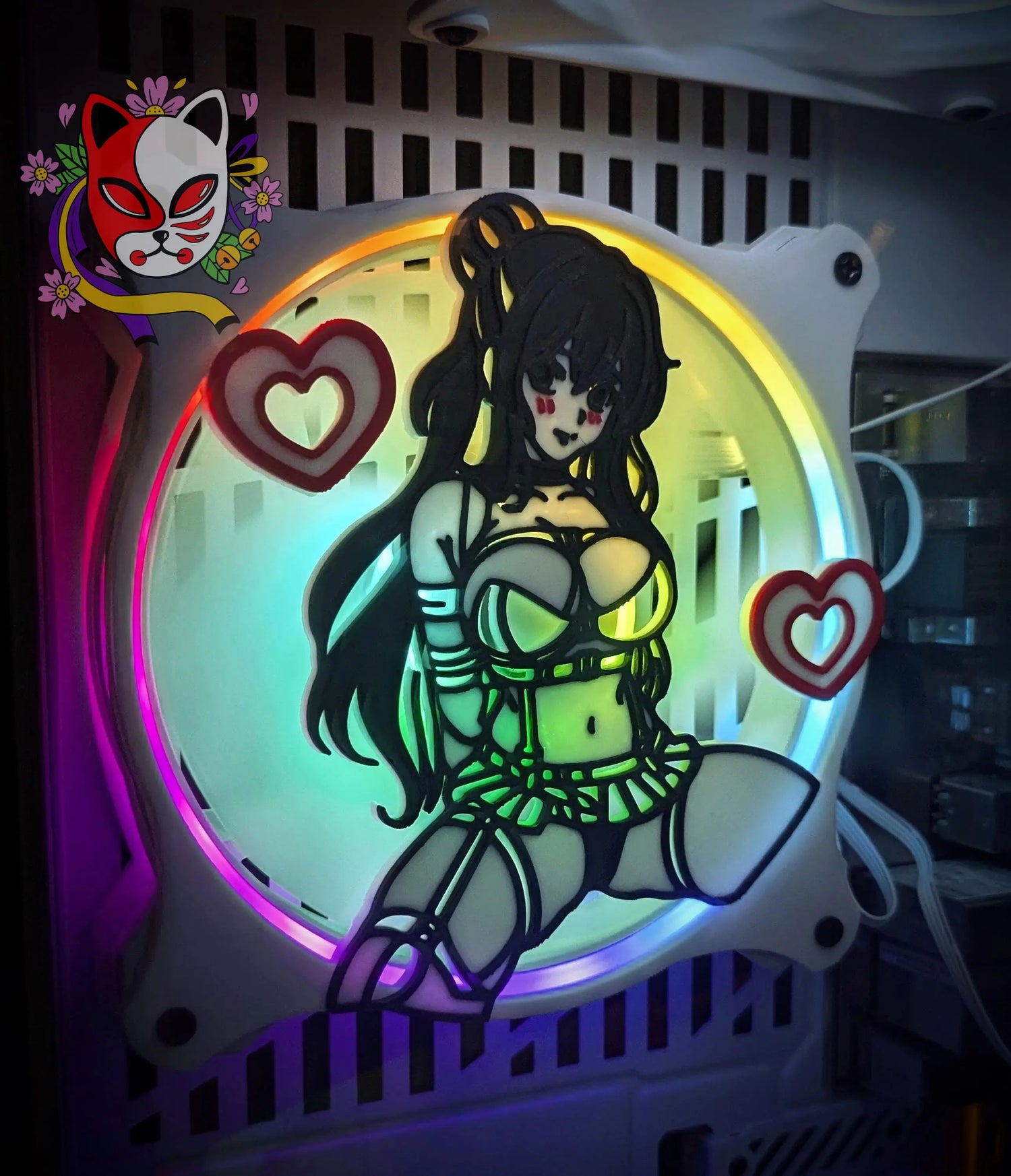 Anime Girl Pc Fan Cover