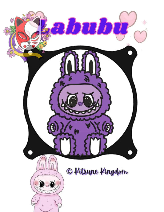 Cute Creature Fan Shroud for PC Fans | 120mm 140mm | 360mm 420mm Radiator Cover | Kawaii PC Mod | Aesthetic Gaming Setup | Custom PC Decor