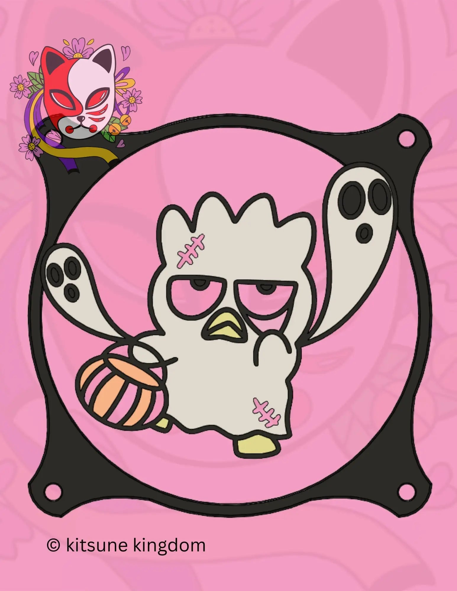 Halloween PC Fan Cover Collection - Spooky & Cute Characters