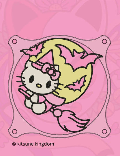 Halloween PC Fan Cover Collection - Spooky & Cute Characters
