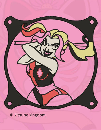 Joker | Harley Quinn pc fan covers