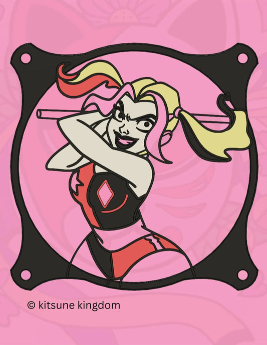 Joker | Harley Quinn pc fan covers