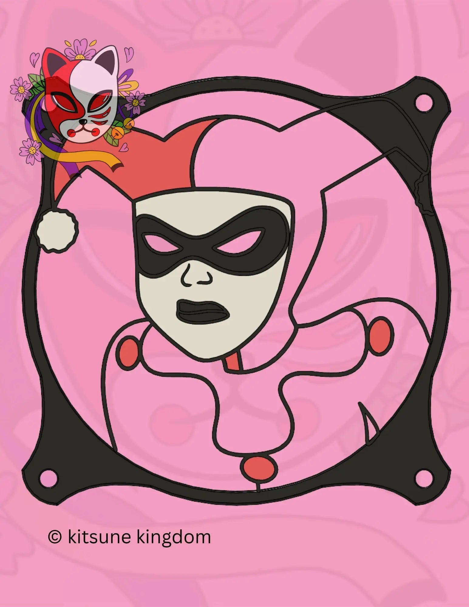 Joker | Harley Quinn pc fan covers