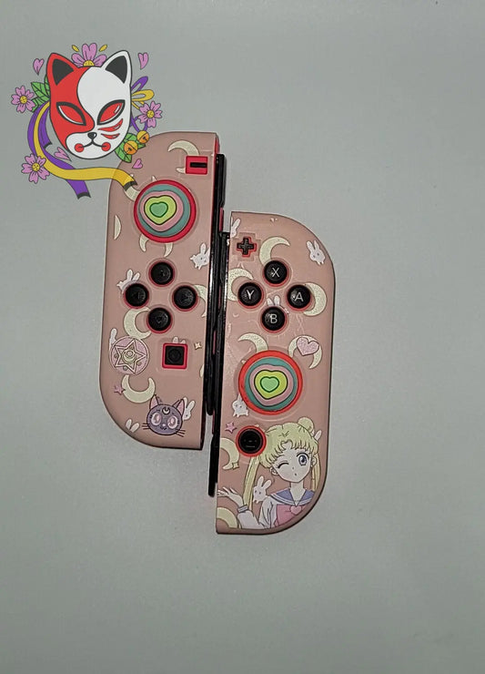 Rainbow Heart Thumb Grips
