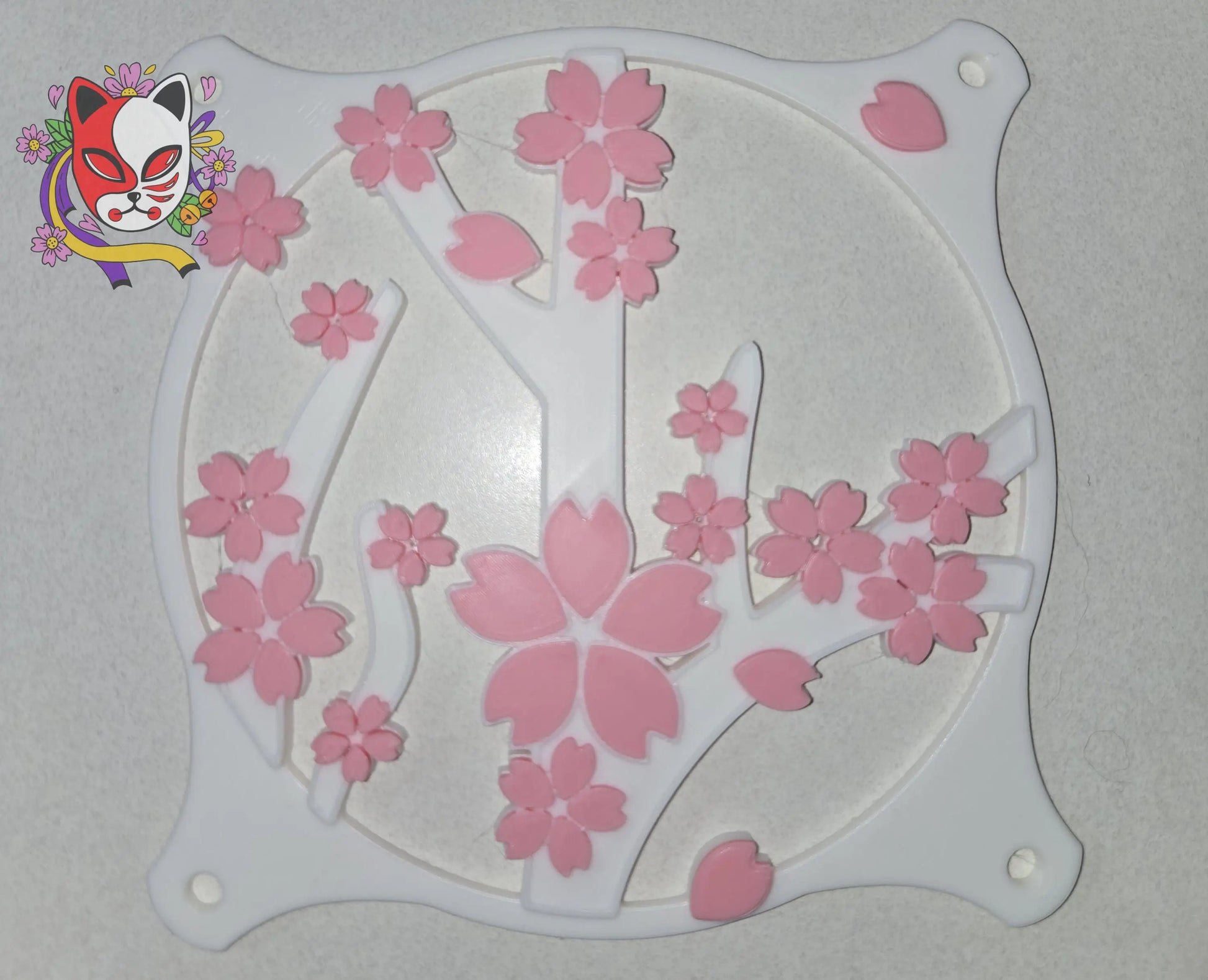 Sakura Cherry Blossom Fan Cover Combo 120mm 140m 360mm