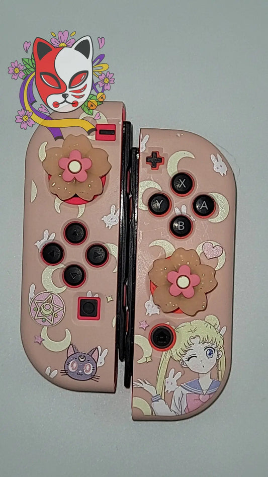 Sparkly Flower Thumb Grips