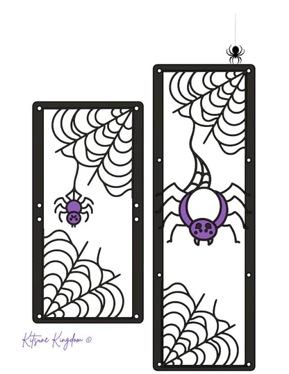Itsy Bitsy Spider Collection - Spider Web Inspired PC Fan Shroud Set | Custom 120mm, 140mm Fan Shroud | Unique Gaming PC Modding Accessory