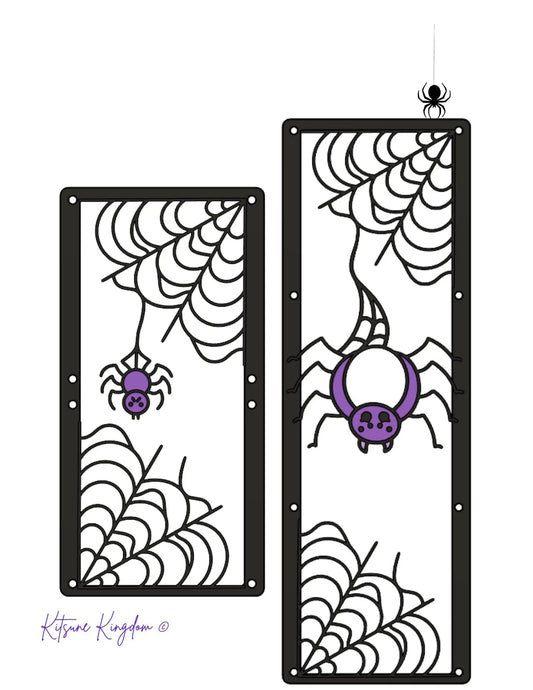 Itsy Bitsy Spider Collection - Spider Web Inspired PC Fan Shroud Set | Custom 120mm, 140mm Fan Shroud | Unique Gaming PC Modding Accessory