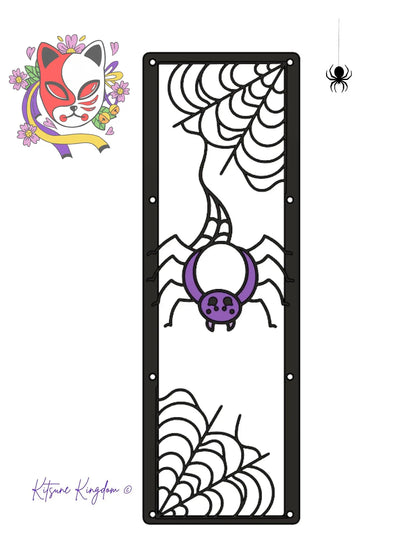 Itsy Bitsy Spider Collection - Spider Web Inspired PC Fan Shroud Set | Custom 120mm, 140mm Fan Shroud | Unique Gaming PC Modding Accessory