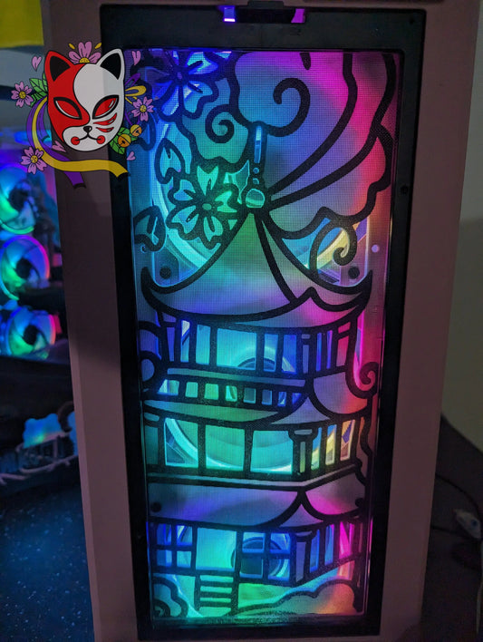 Step up your PC aesthetics with a custom 3D-printed Tokyo teme Fan Cover.