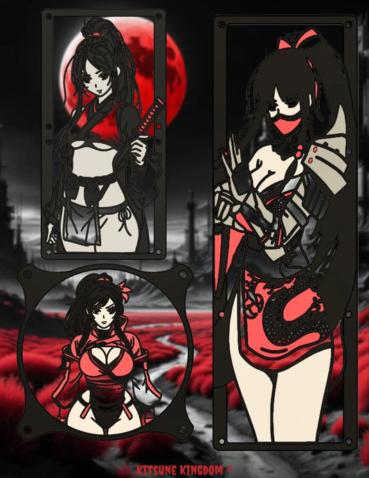 Veil of the Blade Fan Cover Collection – Samurai-Inspired PC Accessories