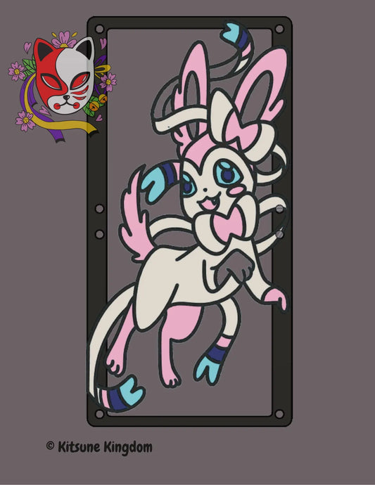 Pastel Ribbon Fox PC Fan Shroud – Add Whimsy to Your Build!