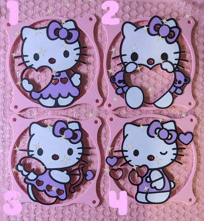 Adorable PC Fan Cover featuring Hello Kitty, Kuromi, Cinnamoroll & more by Sanrio - Stay cool in cute style! - Kitsune Kingdom