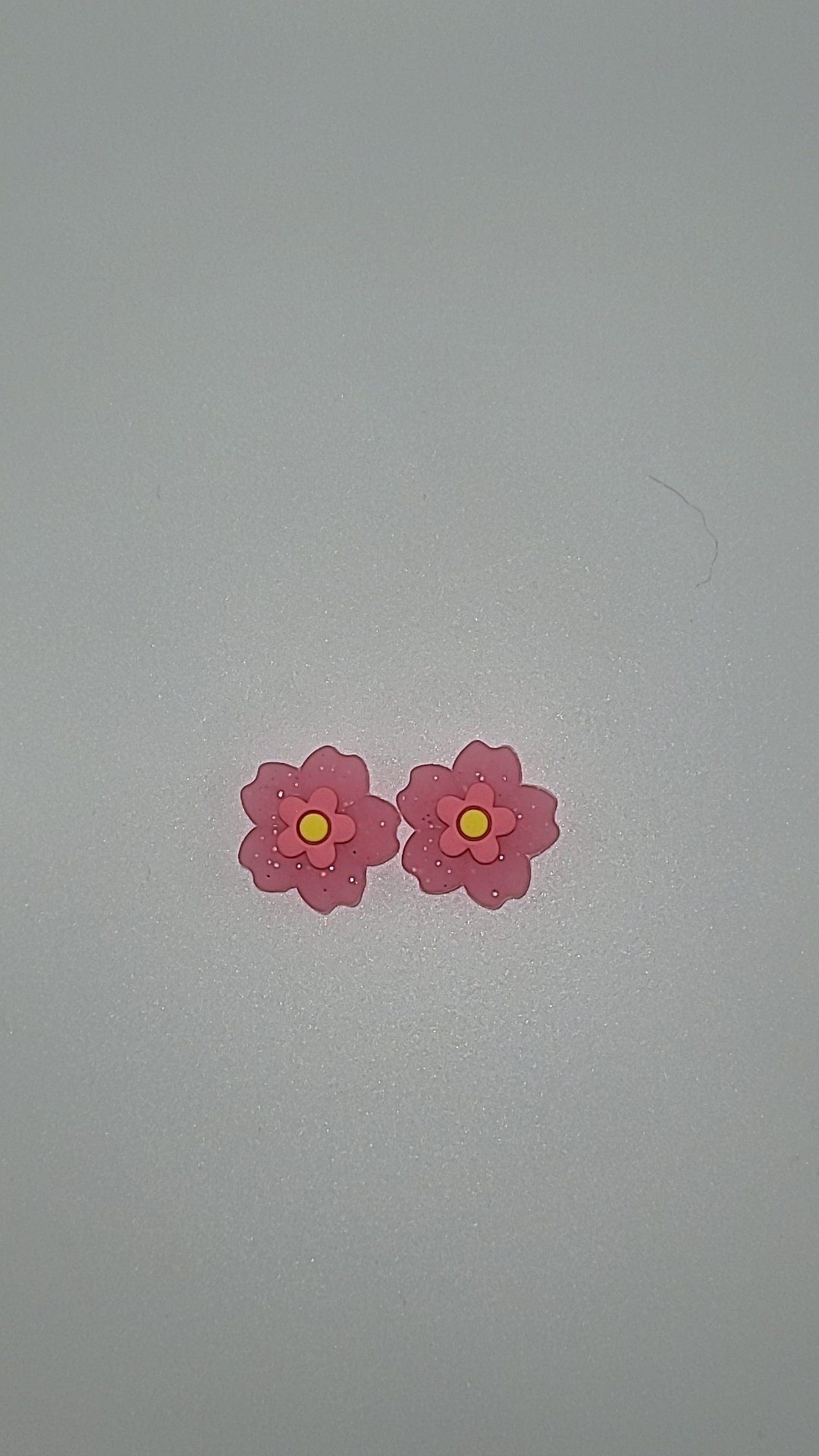 Sparkly Flower Thumb Grips